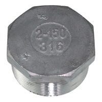 Plugg - 3/4" Syrefast Stål 316